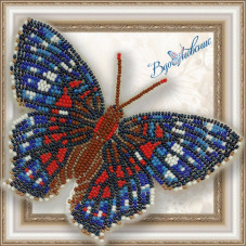 Набор для вышивки бисером АртСоло 3D Бабочка «Красный Павлин»(BGP-028)