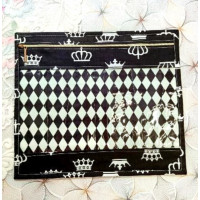 Текстильний органайзер Only на "блискавці", з прозорим віконечком Королівський (ТО-2)