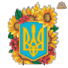 Набір для вишивання хрестиком VOLOSHKA Герб із соняшниками (VPC_031)