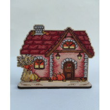 Набір для вишивання хрестиком Zayka Stitch Осінній будиночок (арт.033)