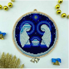 Інтер'єрна прикраса на дереві " Різдвяна колиска" YUMI_037_WF