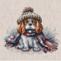 Набір для вишивання хрестиком Luca-S Кавалер-кінг-чарльз-спаніель (P037)