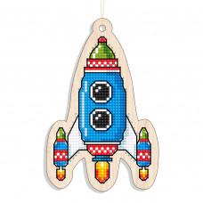 Іграшка-підвіс для вишивки Embroidery Craft Ракета (FNGi-037)