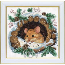 Набір для вишивання хрестиком ВДВ Мишеня (М-0386)