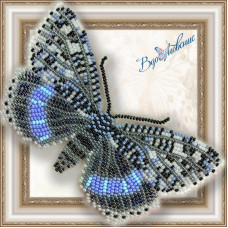 Набор для вышивки бисером АртСоло 3D Бабочка «Ленточница голубая»(BGP-040)