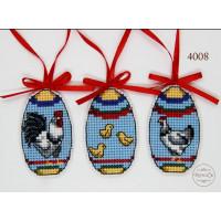 Набір для вишивания хрестиком ФрузелОК Яйця (4008)