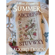 Схема для вишивки Blackbird Designs Summer - Loose Feather Series (BD151)
