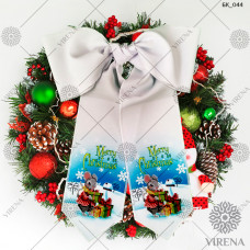 Бант на ялинку, новорічний вінок Virena (БК_044)