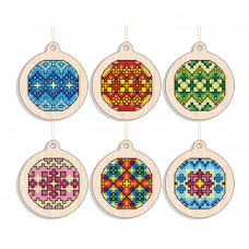 Игрушка-подвес для вышивки Embroidery Craft (набор) Разноцветные (FNGi-047)