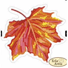Схема для вышивки бисером Tela Artis Кленовый лист (ВЛ-048)