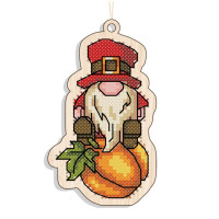 Іграшка-підвіс для вишивки Embroidery Craft Гном на гарбузі (FNGi-051)