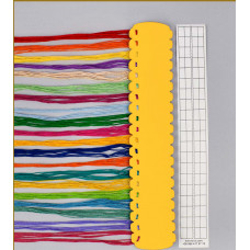 Органайзер для муліне на 40 кольорів П-031 (жовтий)