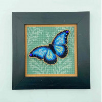 Набір для вишивання від Юркевич М. Синій метелик (YuMI_052)