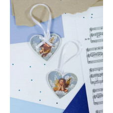 Набір для вишивання бісером новорічної іграшки Абріс Арт Твій маленький Купідон (ABT-053)