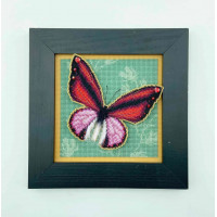 Набір для вишивання від Юркевич М. Червоний метелик (YuMI_053)