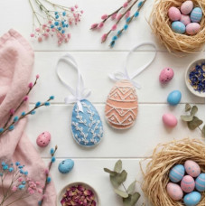 Набір для вишивання бісером інтер'єрної прикраси Пасхальна ніжність (ABT-057)