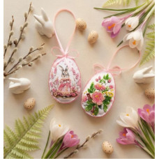 Набір для вишивання бісером інтер'єрної прикраси Пасхальна зайка (ABT-060) Набір для вишивання бісером інтер'єрної прикраси Пасхальна зайка (ABT-060)