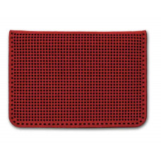 Заготовка для вишивки зі штучної шкіри «Обкладинка на ID паспорт» FLBE(BB)-061 Червоний