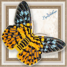 Набор для вышивки бисером АртСоло 3D Бабочка «Ошибочный Тигр (Dysphania militaris)»(BGP-066)