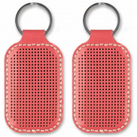 Заготовка для вишивки зі штучної шкіри «Брелок» FLBE(BB)-067 Кораловий