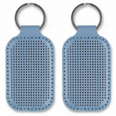 Заготовка для вишивки зі штучної шкіри «Брелок» FLBE(BB)-068 Блакитний