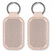 Заготовка для вишивки зі штучної шкіри «Брелок» FLBE(BB)-069 Рожевий