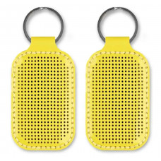 Заготовка для вишивки зі штучної шкіри «Брелок» FLBE(BB)-074 Жовтий