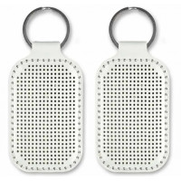 Заготовка для вишивки зі штучної шкіри «Брелок» FLBE(BB)-075 Білий