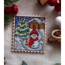Набір для вишивання хрестиком Zayka Stitch Зимовий вечір (Арт 076)