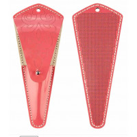 Заготовка для вишивки зі штучної шкіри «Чохол для ножиць» FLBE(BB)-077 Кораловий