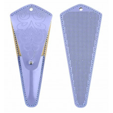 Заготовка для вишивки зі штучної шкіри «Чохол для ножиць» FLBE(BB)-078 Блакитний