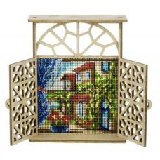 Набір для вишивки нитками на дерев’яній основі «Середземноморський ранок» FLW-082