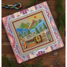 Набір для вишивання хрестиком Тела Артіс Серія "Карпати". Килими та сонце (Х-083)