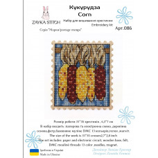 Набір для вишивання хрестиком Zayka Stitch Кукурудза (арт. 086) Набір для вишивання хрестиком Zayka Stitch Кукурудза (арт. 086)