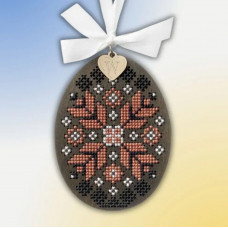 Набір для вишивки нитками на дерев’яній основі «Писанка. Сумщина» FLW-090