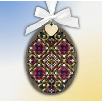 Набір для вишивки нитками на дерев’яній основі «Писанка. Івано-Франківщина» FLW-091