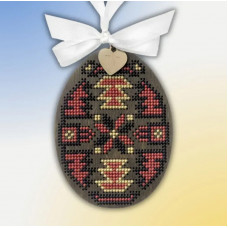 Набір для вишивки нитками на дерев’яній основі «Писанка. Житомирщина» FLW-092