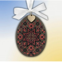 Набір для вишивки нитками на дерев’яній основі «Писанка. Дніпропетровщина» FLW-091