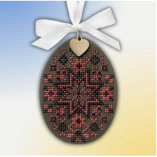 Набір для вишивки нитками на дерев’яній основі «Писанка. Дніпропетровщина» FLW-091