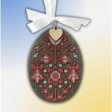 Набір для вишивки нитками на дерев’яній основі «Писанка. Харківщина» FLW-095