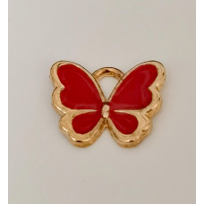 Підвіска (шармик) Only Червоний метелик, 1*1см (К-97)