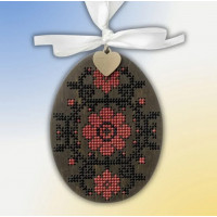 Набір для вишивки нитками на дерев’яній основі «Писанка. Запоріжжя» FLW-099