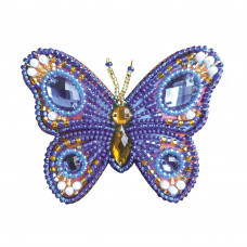 Набір для вишивки брошки Нова Слобода Блакитний метелик (ВР1001)
