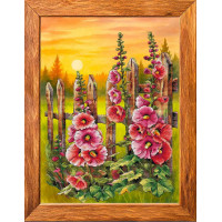 Набір для вишивання хрестиком VOLOSHKA Мальви (VMC_1011)