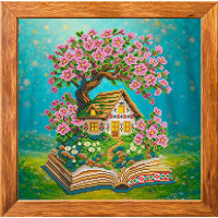 Набір для вишивання хрестиком VOLOSHKA Весняна хатинка (VMC_1013р)