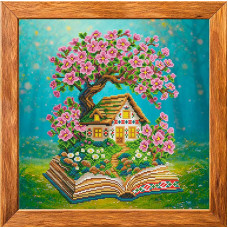 Набір для вишивання хрестиком VOLOSHKA Весняна хатинка (VMC_1013р)