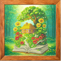 Набір для вишивання хрестиком VOLOSHKA Літня хатинка (VMC_1015)