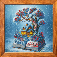 Набір для вишивання хрестиком VOLOSHKA Зимова хатинка (VMC_1016р)