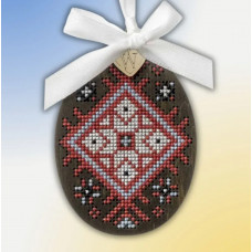 Набір для вишивки нитками на дерев’яній основі «Писанка. Рівненщин» FLW-102