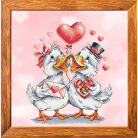 Набір для вишивання хрестиком VOLOSHKA "Закохані гуси" (VMC_1022)